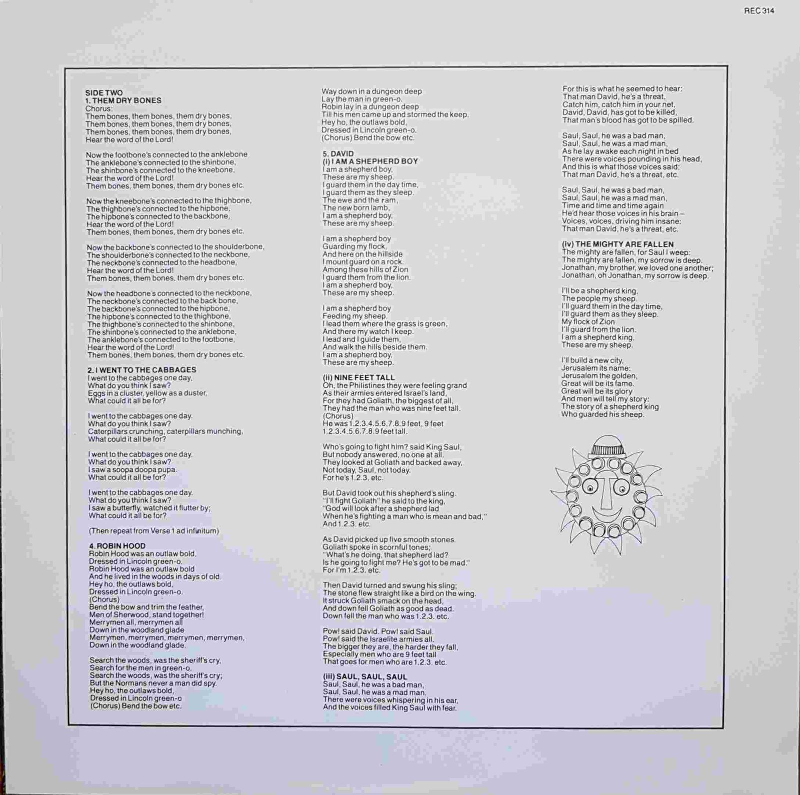 Inserts from REC 314